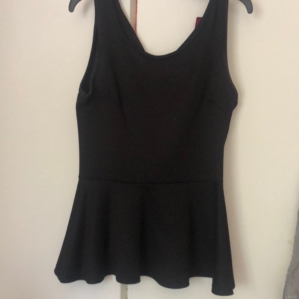 Black top with flare